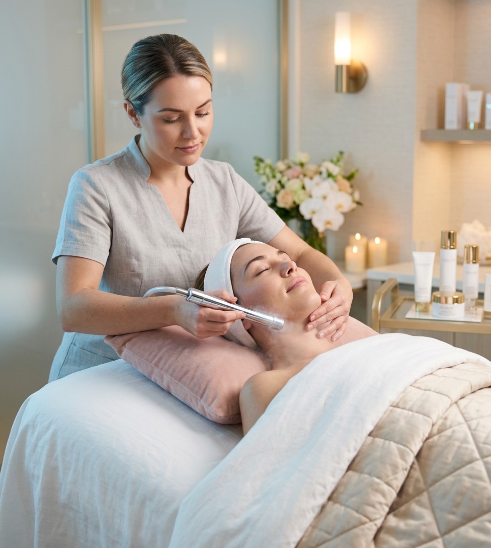 Cryogenic Wand facial treatment